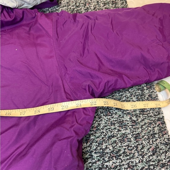 LL BEAN Purple Hooded Jacket with Blue Accents - Picture 8 of 9